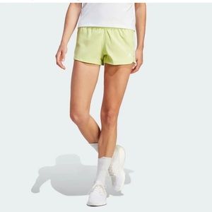 NWT Adidas Pacer Train Shorts - Pulse Lime, Large